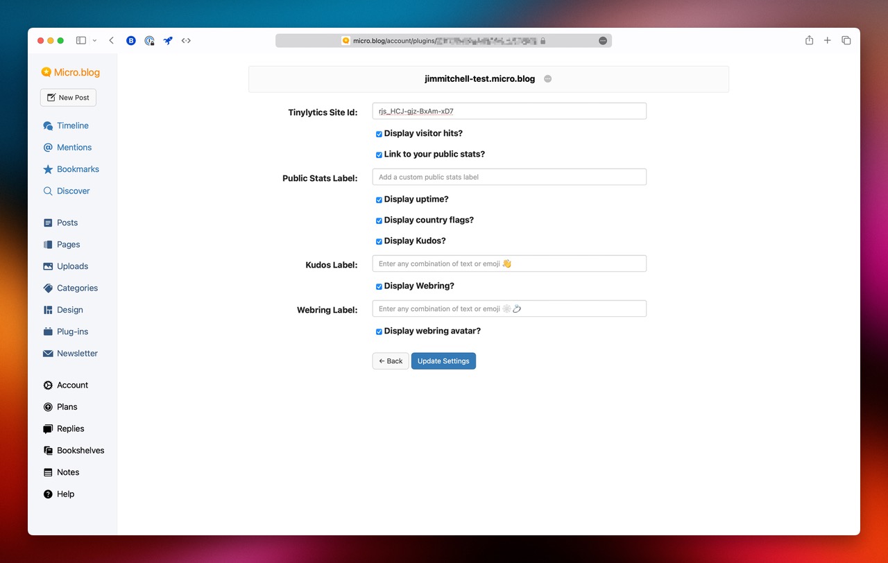 Micro.blog Plugin